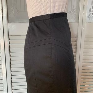 Black pencil skirt